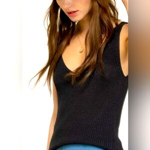 Newbury Kustom Navy Knit Tank Top